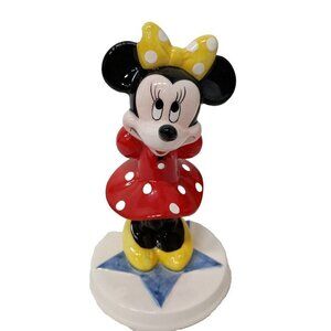 Vintage 1980s Schmid Disney Characters Mini Mouse Porcelain Figurine Collectible